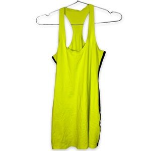 Lululemon Neon Yellow Racerback Workout Tank Top